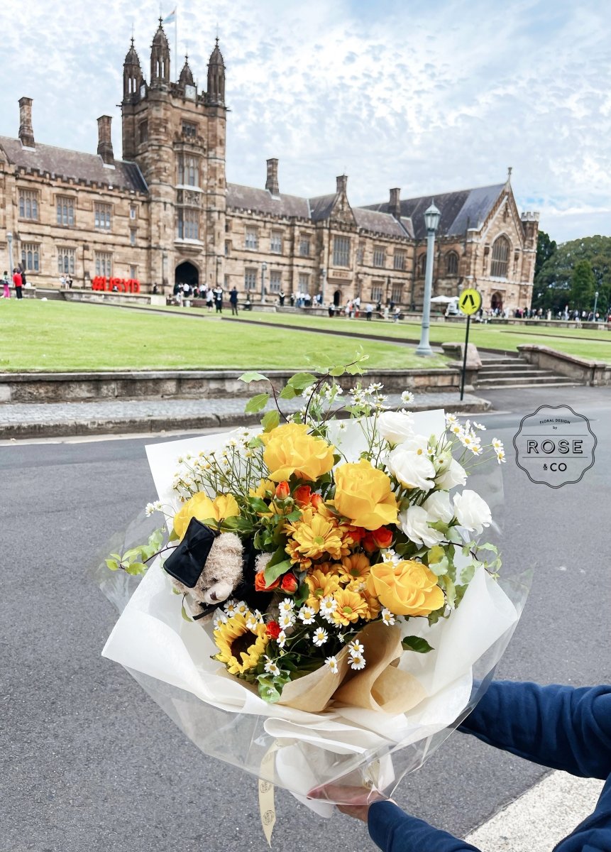 Graduation Bouquet - ROSE &amp; CO