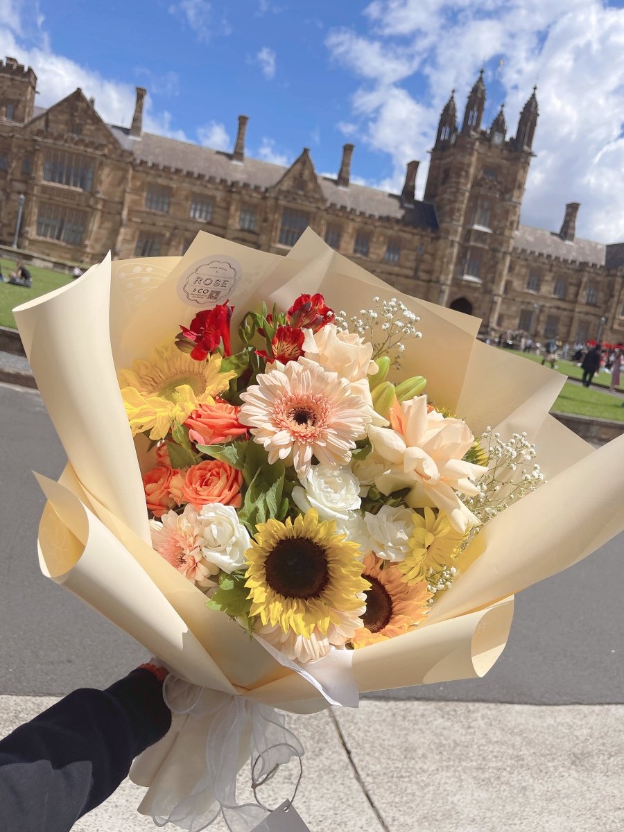 Graduation Bouquet (3) - ROSE &amp; CO